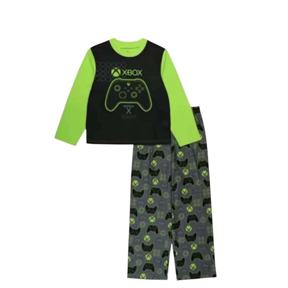 NWT Xbox‎ Boys 2 Piece Pajama Set. Gaming Nintendo Fall Winter